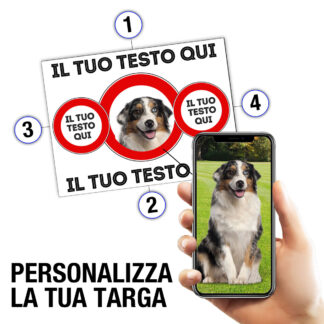 PERSONALIZZA LA TUA TARGA
