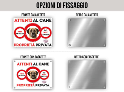 TARGA ATTENTI AL CANE - CANE DA PASTORE DELL’ANATOLIA - immagine 2