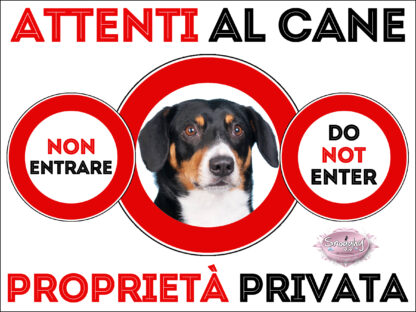 TARGA ATTENTI AL CANE - BOVARO DELL’ENTLEBUCH