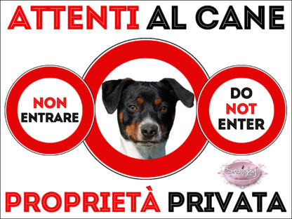 TARGA ATTENTI AL CANE - DANSK-SVENSK GARDSHUND